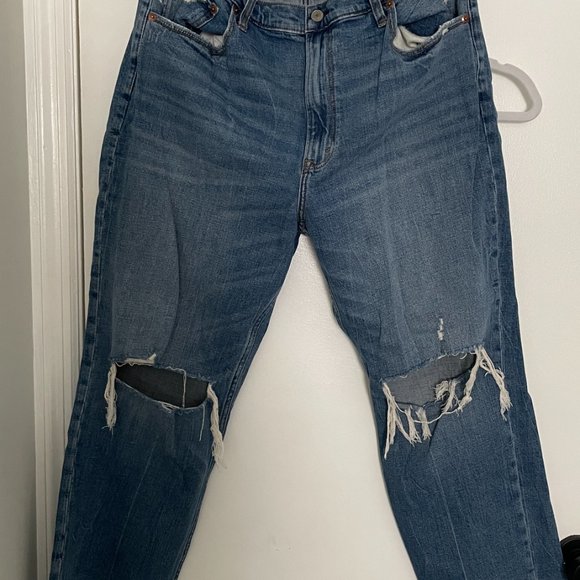 Abercrombie & Fitch Denim - Abercrombie & Fitch Ankle Straight Ultra High Rise Jeans